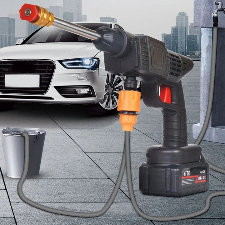 Wireless 6000mAh High-Pressure Car & Garden Washer with Foam Generator