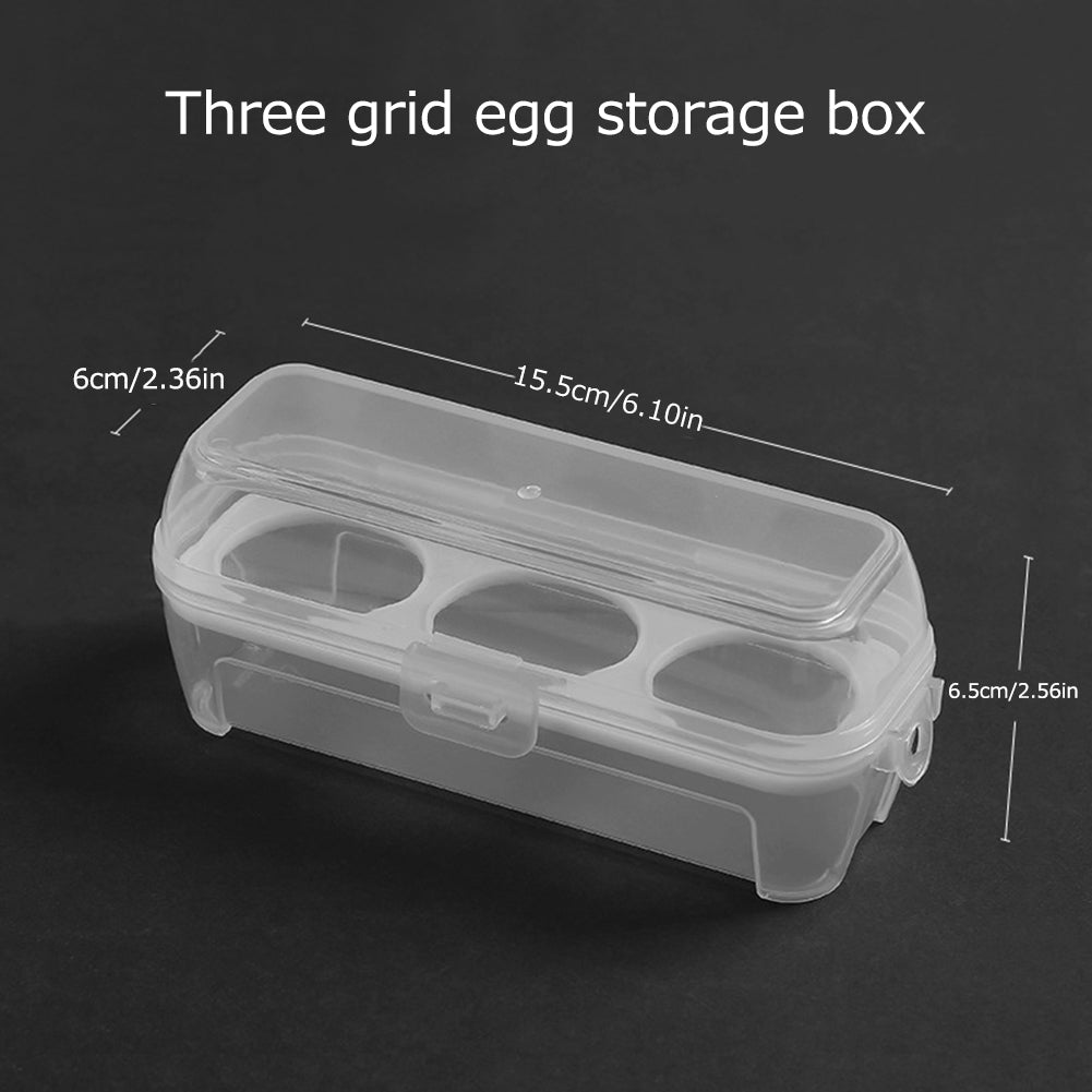 Shockproof Portable Egg Holder - 3/4/8 Grids Transparent Kitchen Container