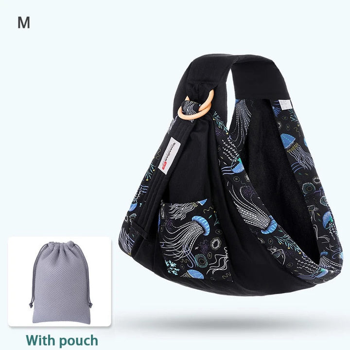 Breathable Baby Wrap Carrier: Dual-Use Sling & Nursing Cover