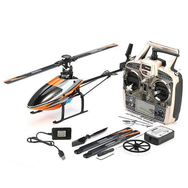 WLtoys V950 2.4G 6CH 3D6G System Brushless Flybarless RC Helicopter RTF