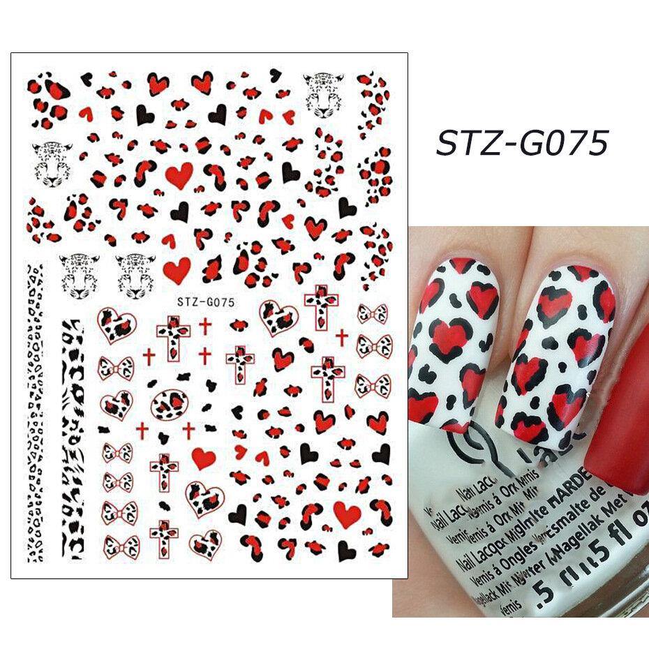 3D Nail Art Stickers Rose Cupid Eros Love Lip Adhesive Valentine's Day Stickers - MRSLM