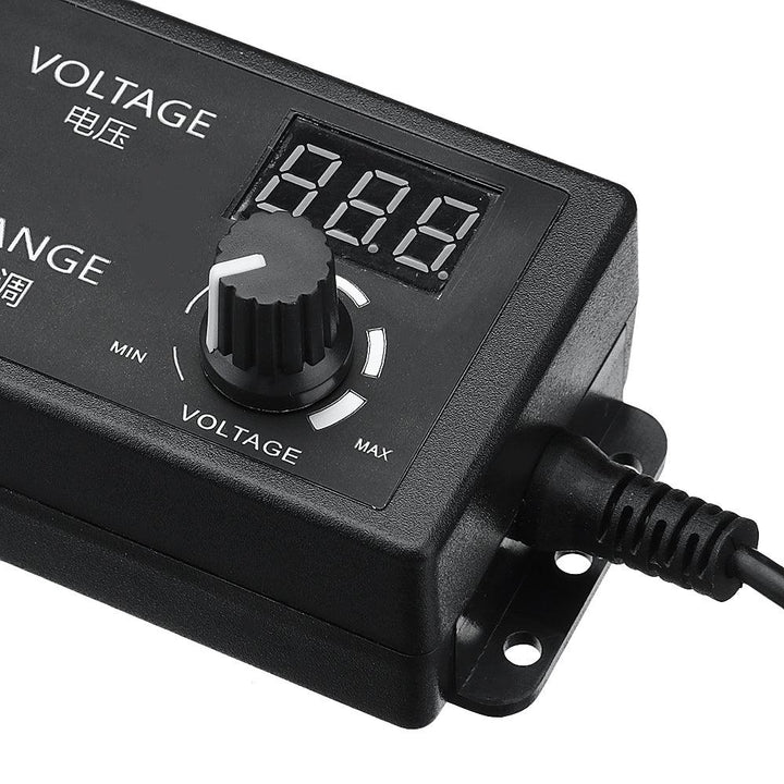 Excellway¬Æ 4-24V 2.5A 60W AC/DC Adjustable Power Adapter Supply EU Plug Speed Control Volt Display