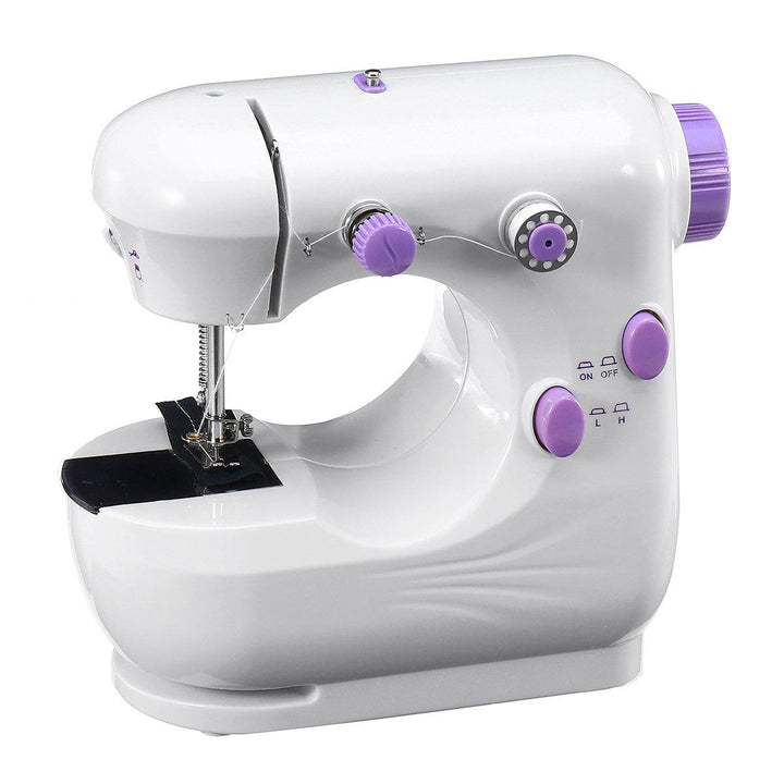 Portable Mini Sewing Machine Electric Desktop Handheld For DIY Stitch Clothes