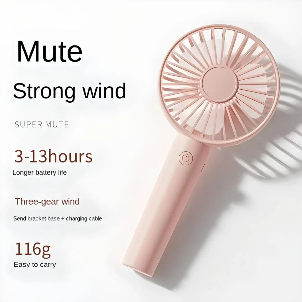 USB Rechargeable Mini Portable Hand Fan