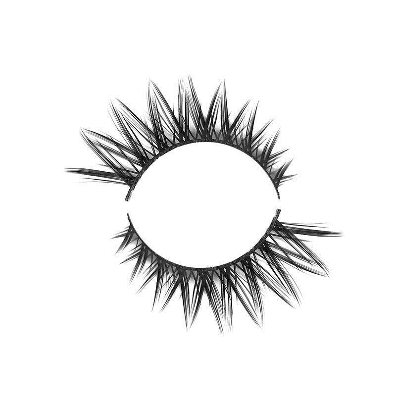 1Pair 3D Black Thick Lenthening Eye Lashes Handmade False Eyelashes Crisscross Makeup Tools