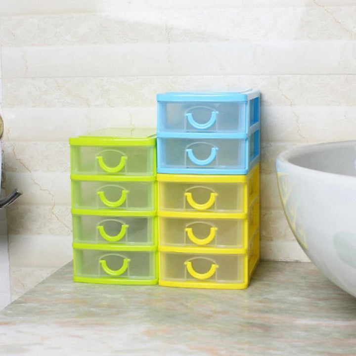 4 Styles Multi-layer Plastic Storage Box Desktop Organizer Drawer Storage Box Detachable Jewelry Makeup Cabinets Case Nail Storage Case