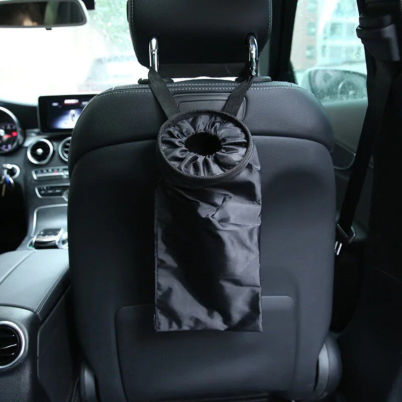 Car Backseat Organizer with Portable Garbage Bag