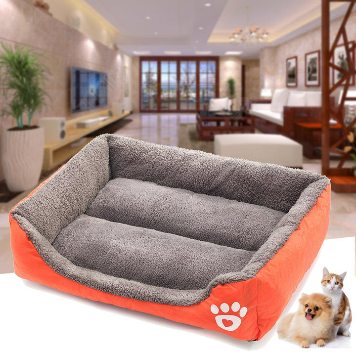 110x85x19cm Soft Dog Cat Bed Puppy Cushion House Pet Warm Kennel Mat Blanket