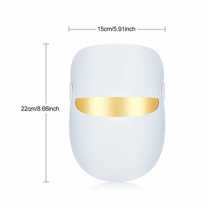 LED Colorful Face Mask Beauty Instrument Bright White Photon Skin Rejuvenation Instrument Household Facial Spectrum Mask