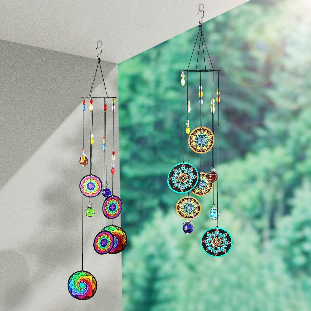 16" Metal Outdoor Hanging Wind Chimes Bell Ornament Garden Indoor Home Decoration