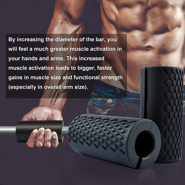 Strength Grip Booster for Dumbbells and Barbells