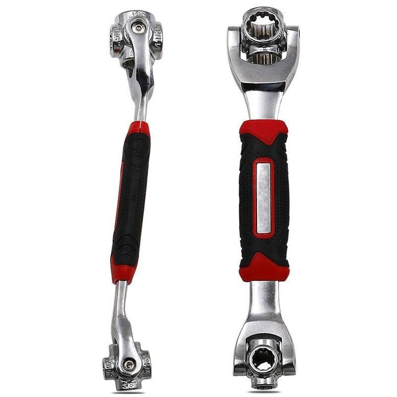 8-in-1 Multifunctional Rotating Socket Wrench - Universal, Non-Slip Grip Tool