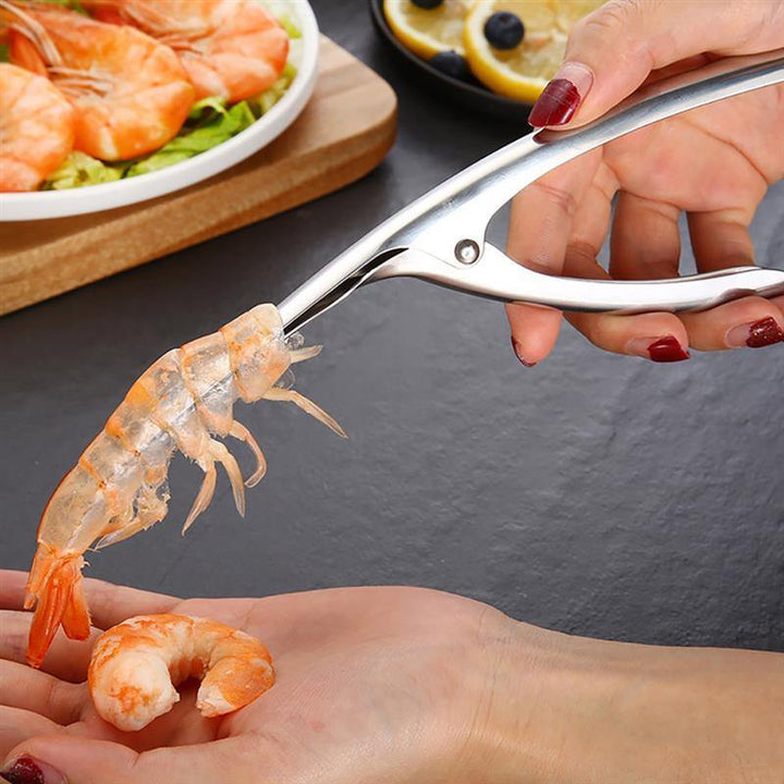 304 Stainless Steel Peeling Shrimp Artifact Practical Peeling Shrimp Pliers Open Shrimp Peeling Skin Shrimp Shrimp Crayfish Kitchen Gadgets Pliers Tool