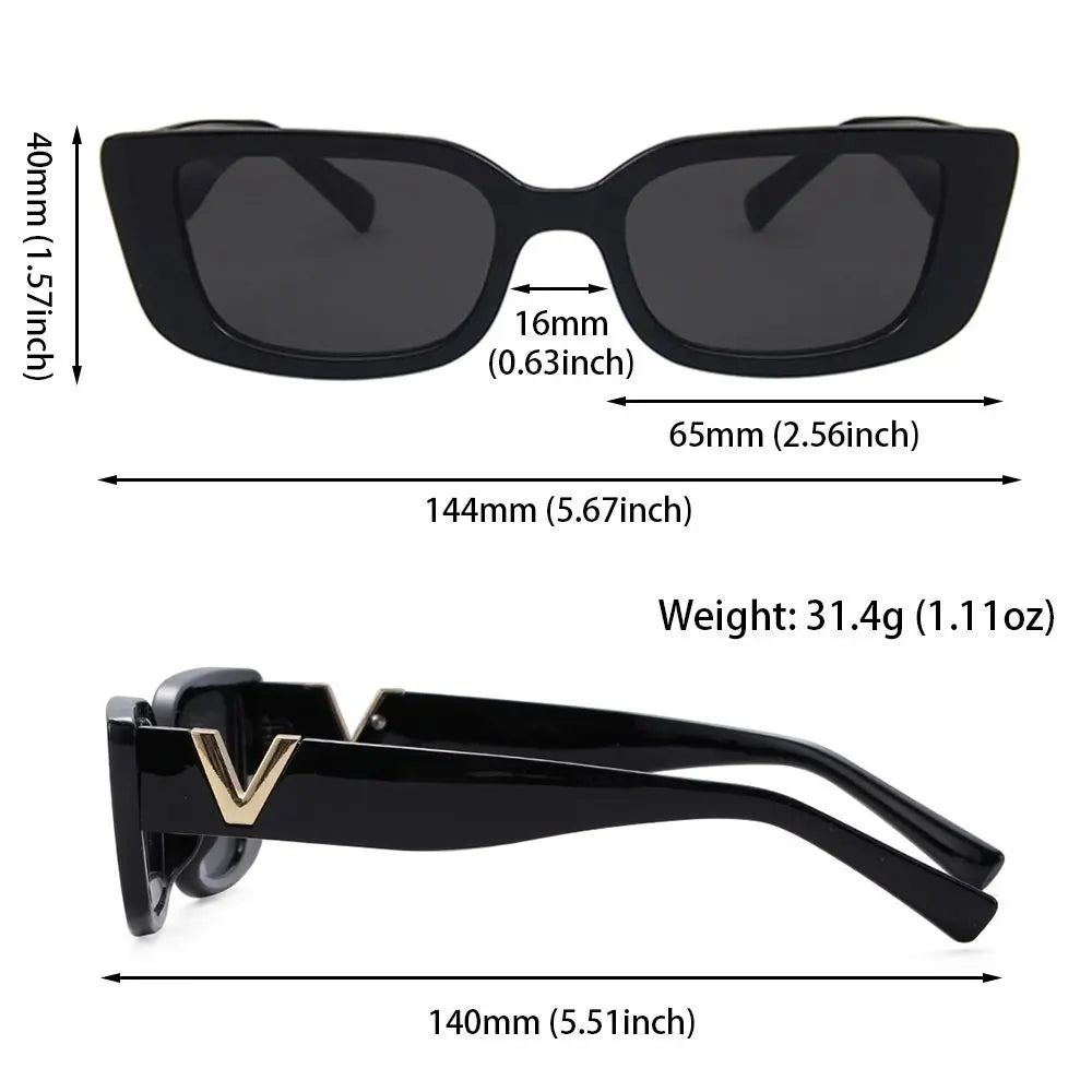 Cat Eyes Fashion UV400 Sunglasses - Classic Style, Durable Design for Women