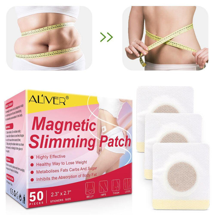 50Pcs The Lazy Man Quietly Sticking Belly And Firming Belly Stick