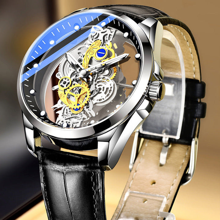 New Double-sided Skeleton Full Automatic Machine Non-mechanical Watch