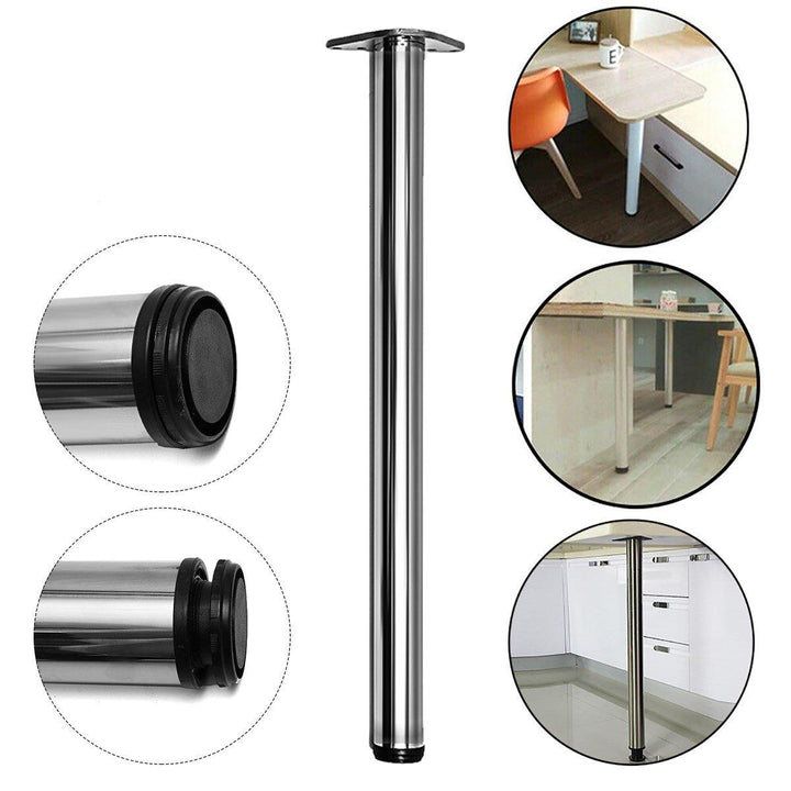 1PCS Table Leg 87-90CM Stainless Steel Bar Adjustable Home Furniture Support Part (87-90cm)