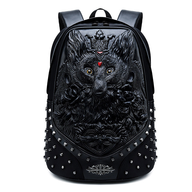 Creative Three-dimensional Animal Backpack Waterproof And Shockproof Pu