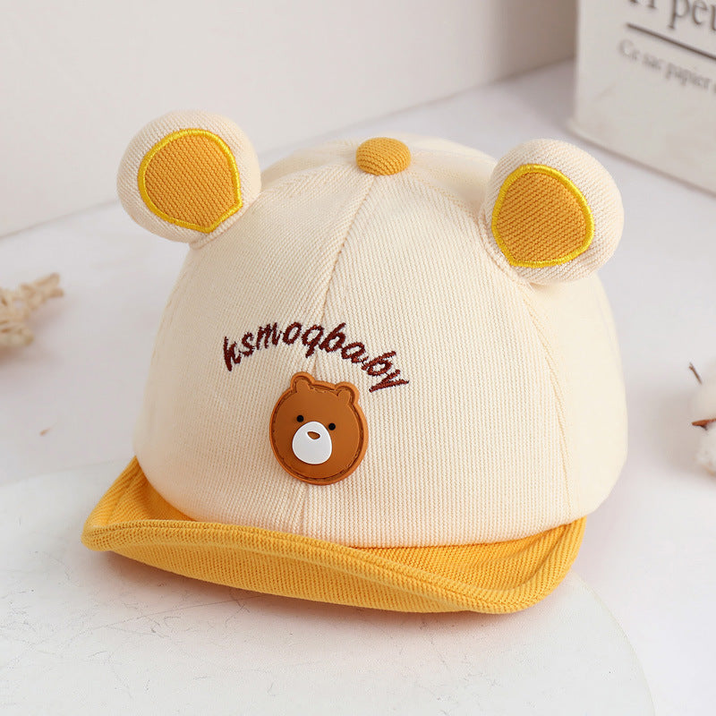 Adorable Bear Ear Baby Baseball Cap