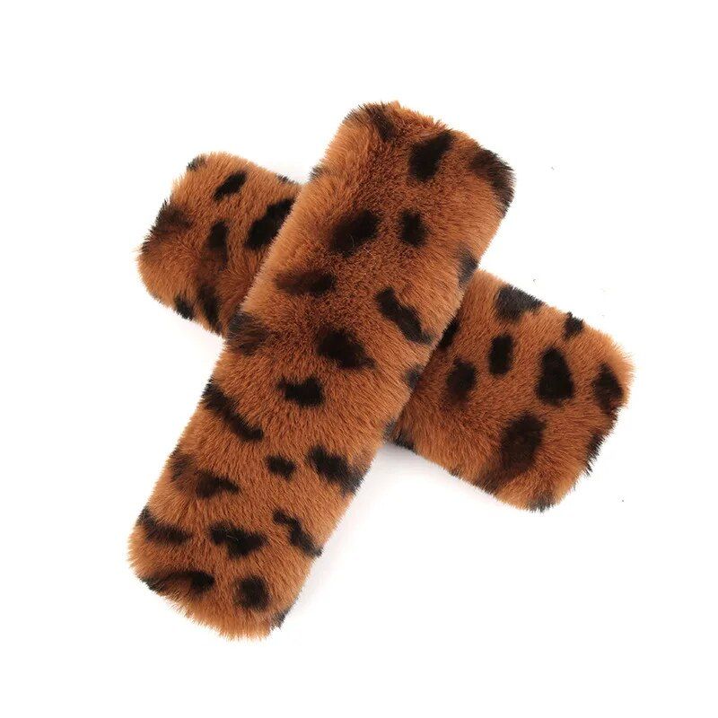 Luxurious Leopard Print Car Seat Belt Shoulder Pad