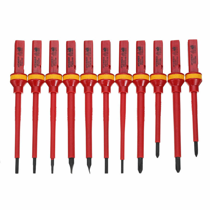 13Pcs 1000V Electronic Insulated Screwdriver Set Phillips Slotted Torx CR-V Screwdriver Hand Tools