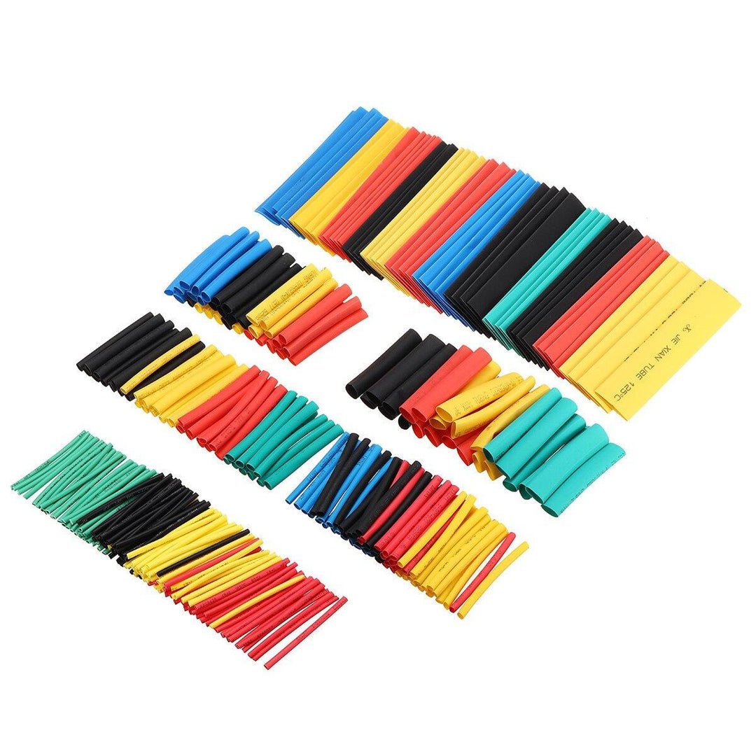 328pcs Heat Shrink Tubing Insulation Electrical Shrinkable Tube Sleeve Cable 2:1