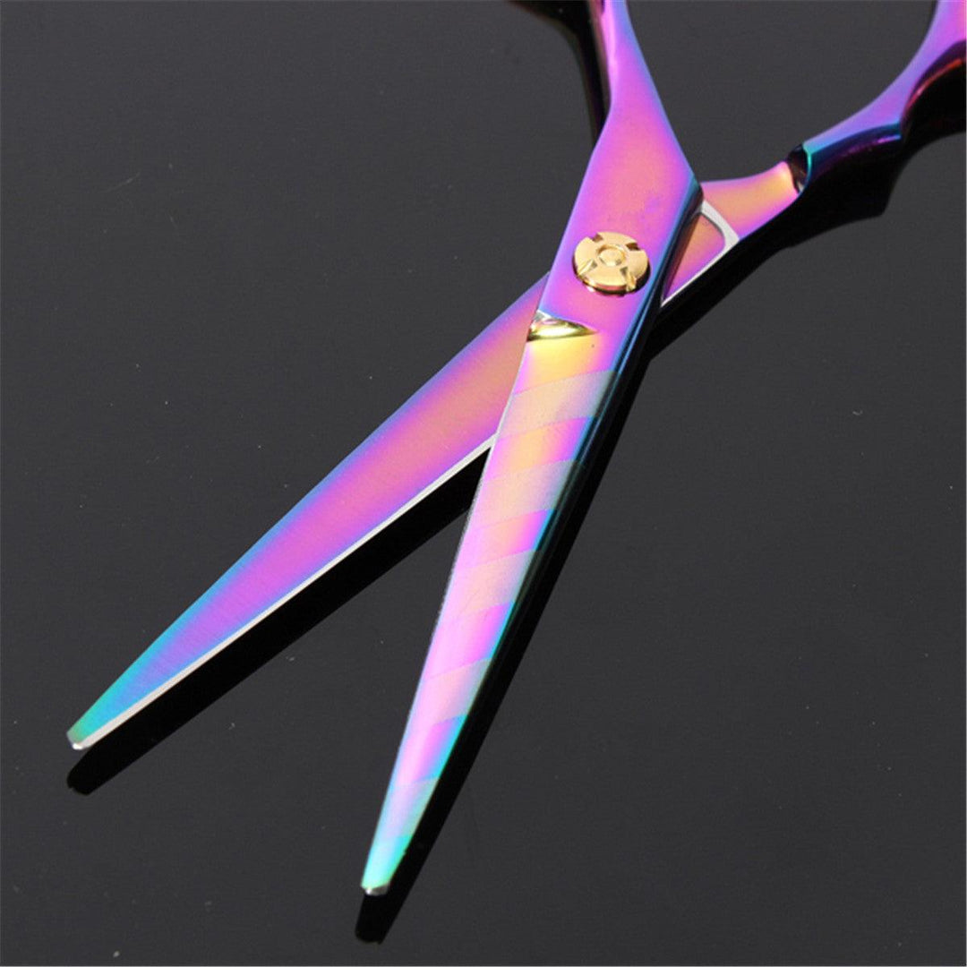 3 Pcs/Set Professional Stainless Steel Hair Cutting Thinning Scissors Barber Tool Hair Scissor Comb Set Hairdressing Shears Kit (#01)