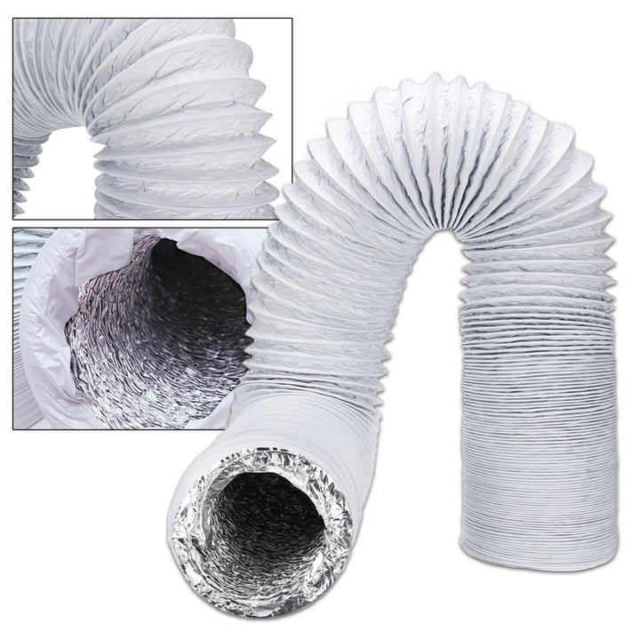 3M 5Inch Exhaust Hose PVC Flexible Ducting Air Conditioner Exhaust Hose Replacement Hose Extend Vent