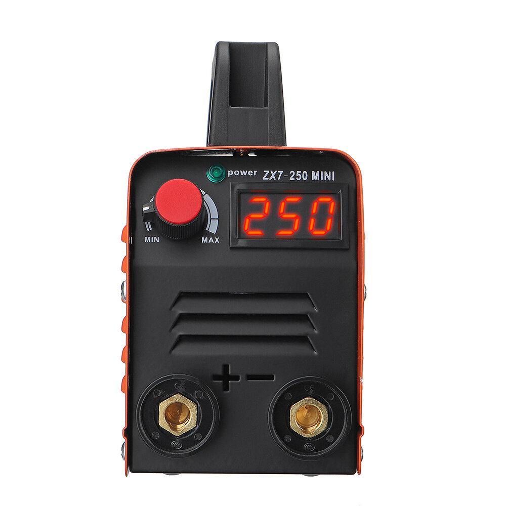 Topshak ZX7-250 250A 110V Mini Electric Welding Machine Portable Current Digital Display IGBT Welder Weld Tool