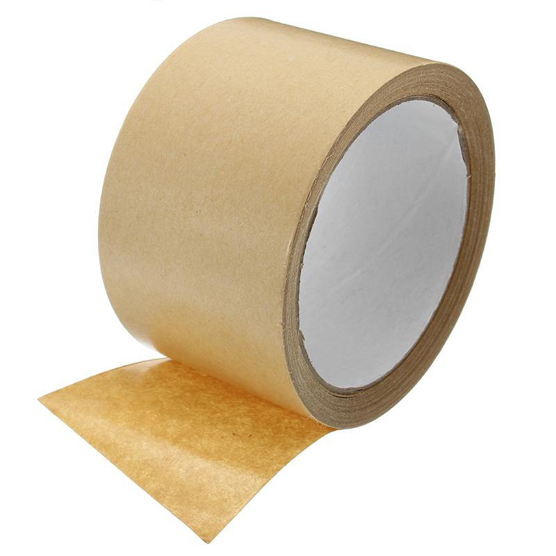 Kraft Paper Tape Strong Self Adhesive Packaging Shipping Seal Ring Tape 2 Sizes