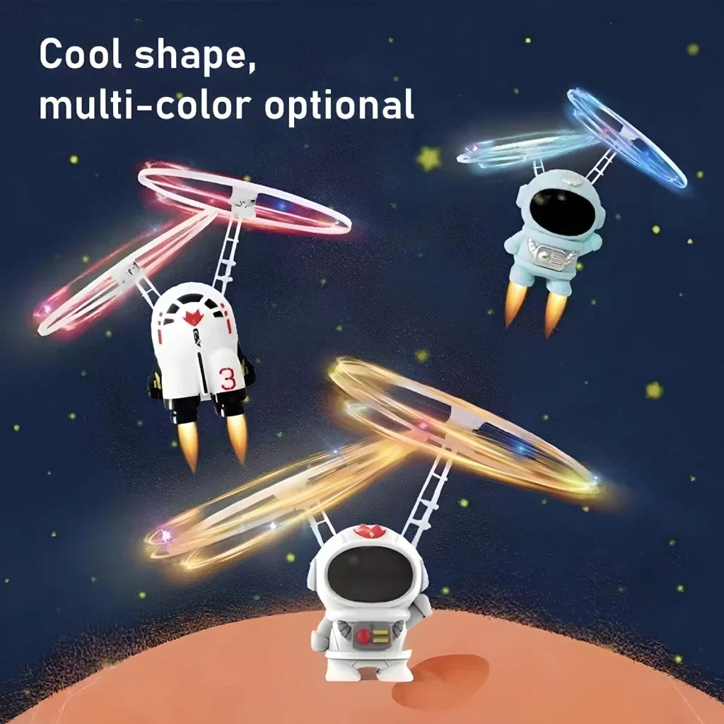 Interactive Flying Astronaut Robot