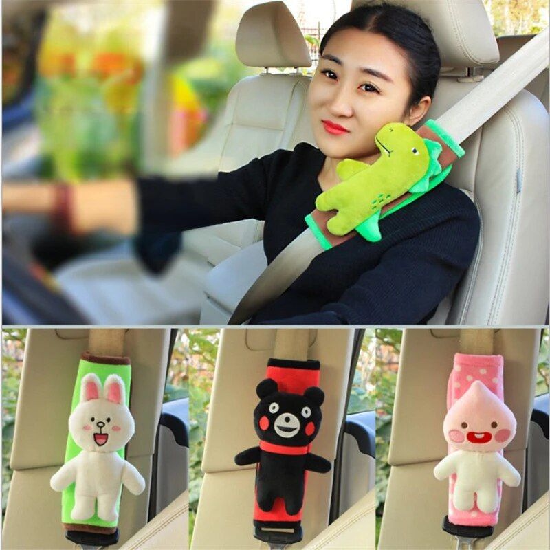 Cartoon Animal Seatbelt Cover