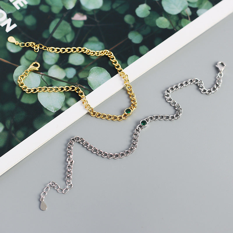 Ins Heavy Metal Wind Tank Chain Hundred Match Bracelet Bracelets