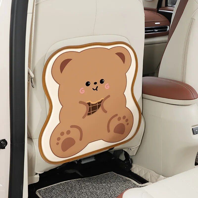 Waterproof Cartoon Car Seat Back Protector for Kids