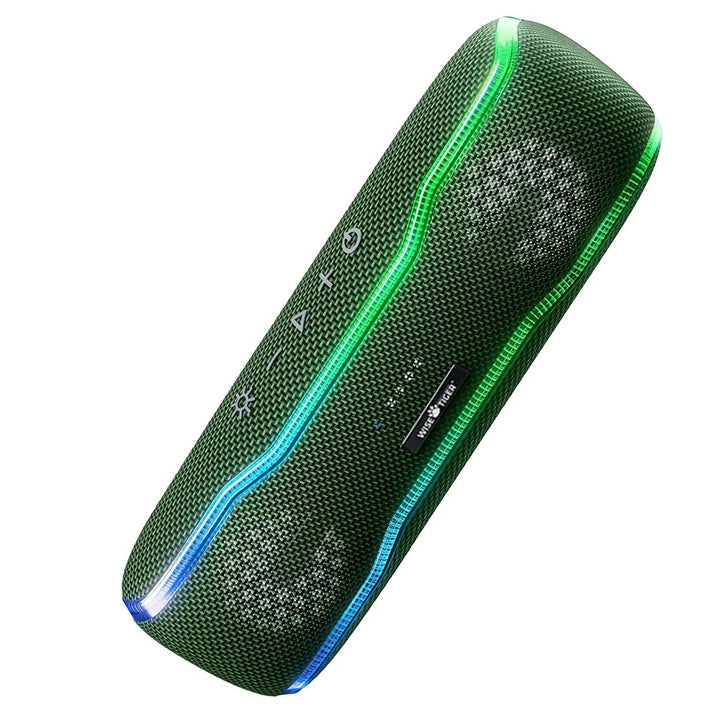 25W Waterproof Outdoor Bluetooth Speaker with RGB Light & Stereo Surround Sound