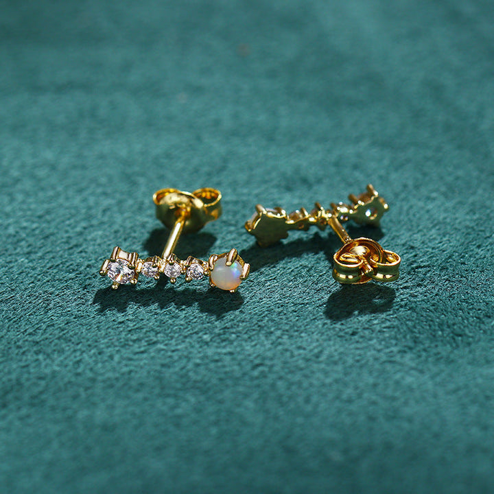 New Korean Simple Zircon Earrings