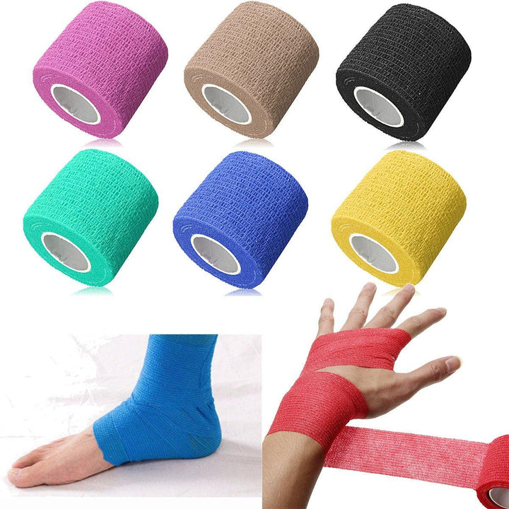 450x5cm Waterproof First Aid Self-Adhesive Elastic Bandage Muscle Care Gauze Tape