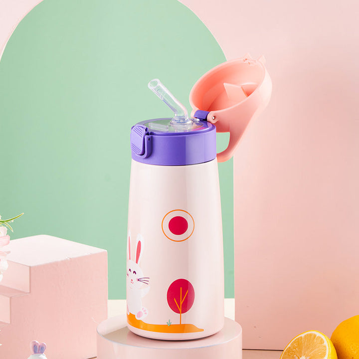 Kid-Friendly Cartoon Stainless Steel Thermal Mug