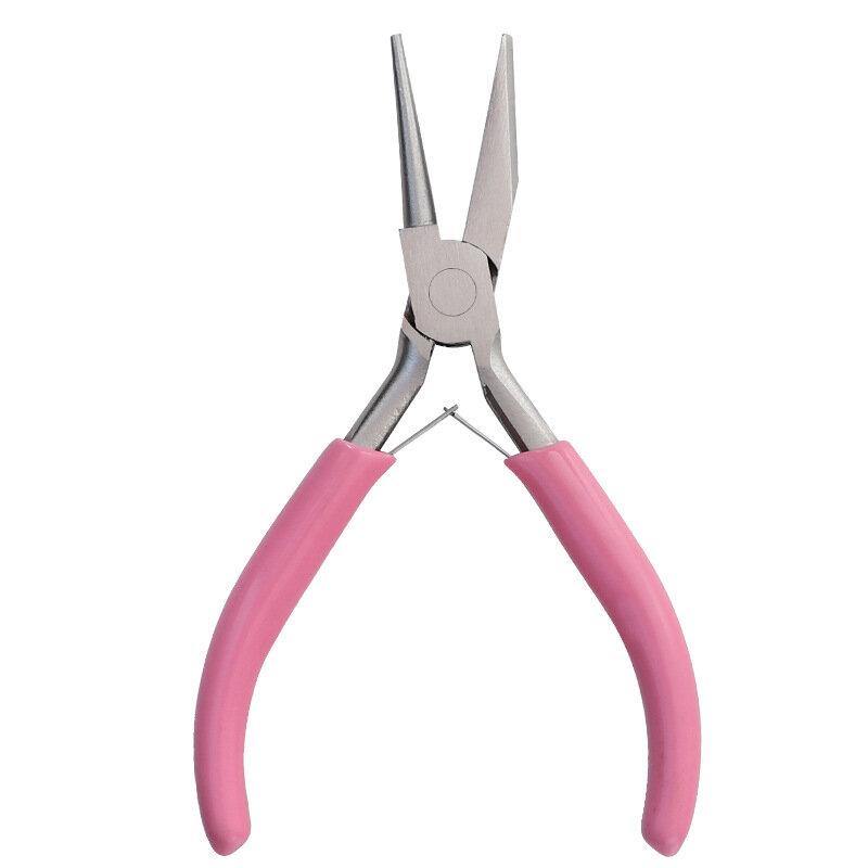 5 Inch Mini Winding Pliers Jewelry Pliers Semi-slot Semi-round Mouth Tool Pliers DIY Handmade Accessories - MRSLM