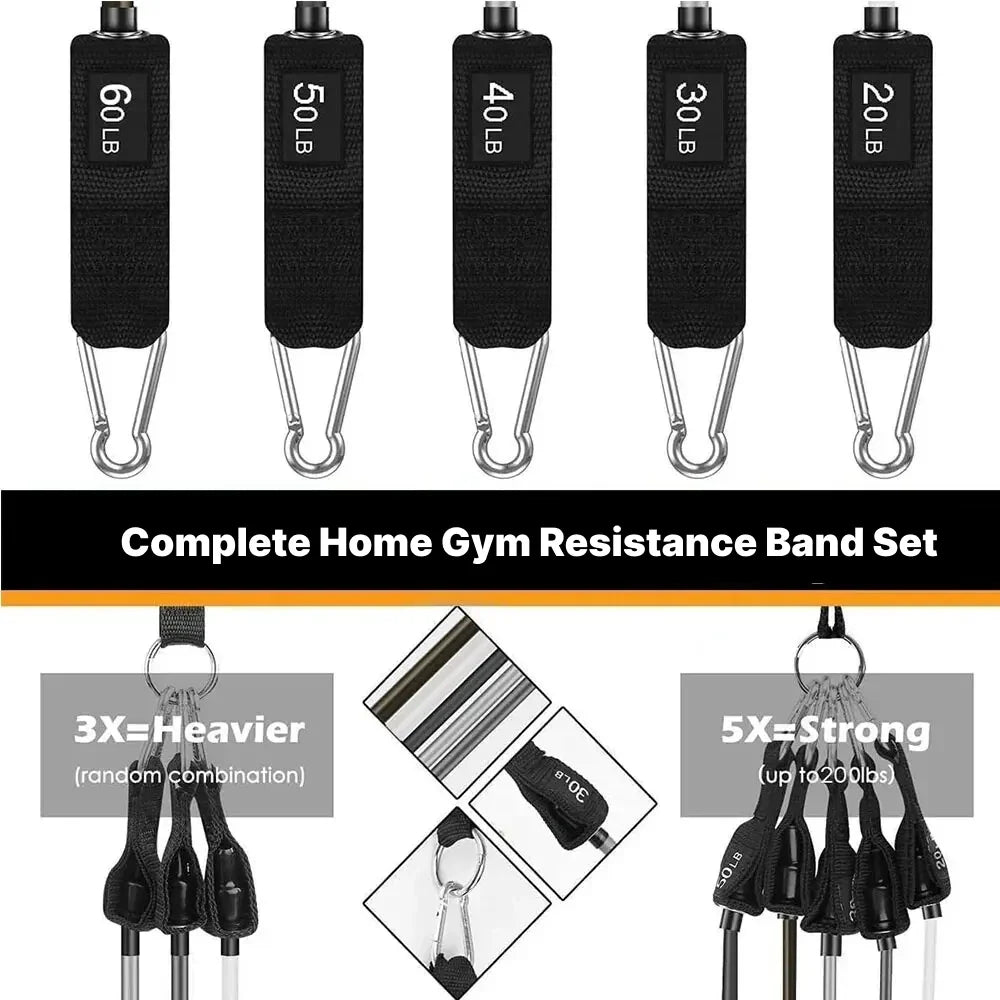 Complete Home Gym Resistance Band Set