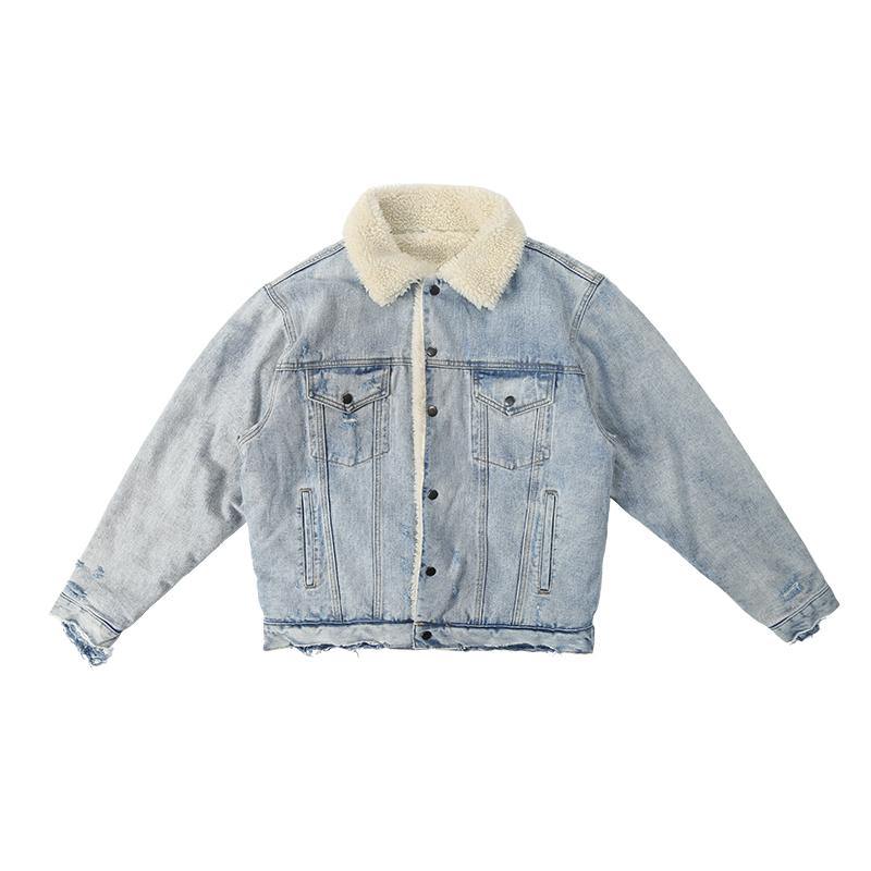 Fleece Denim Jacket