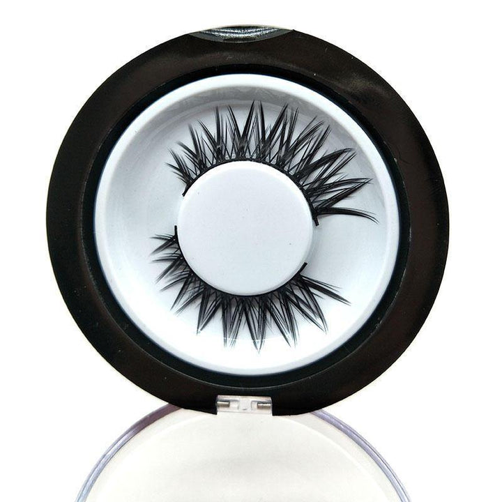 1Pair 3D Black Thick Lenthening Eye Lashes Handmade False Eyelashes Crisscross Makeup Tools