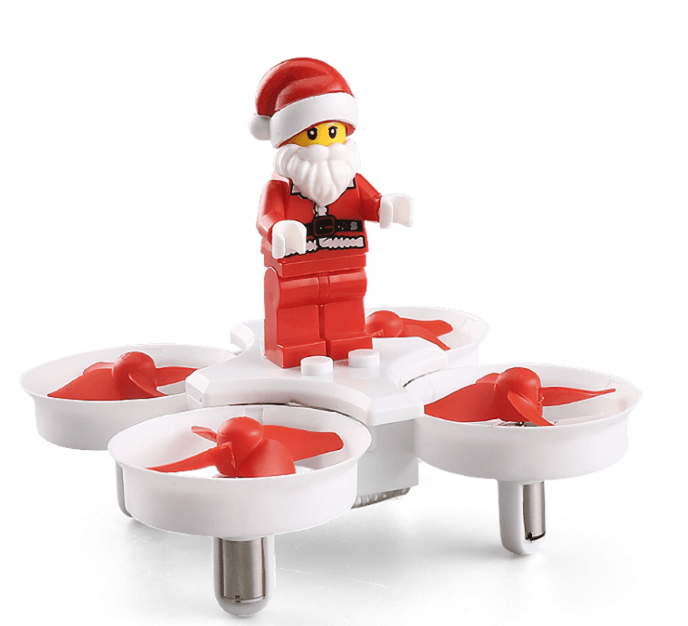 Santa Claus Building Blocks Quadcopter Remote Control Aircraft - MRSLM