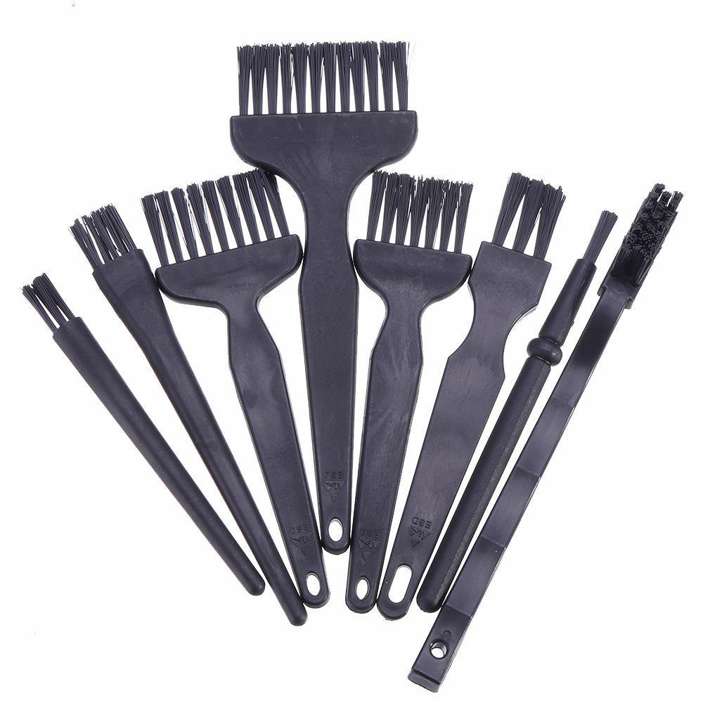 8Pcs BGA Repair Cleaning Brush Flux Paste PCB Repair Tools Kit Motherboard Anti Static Brush Mobile Phone Repair Tool