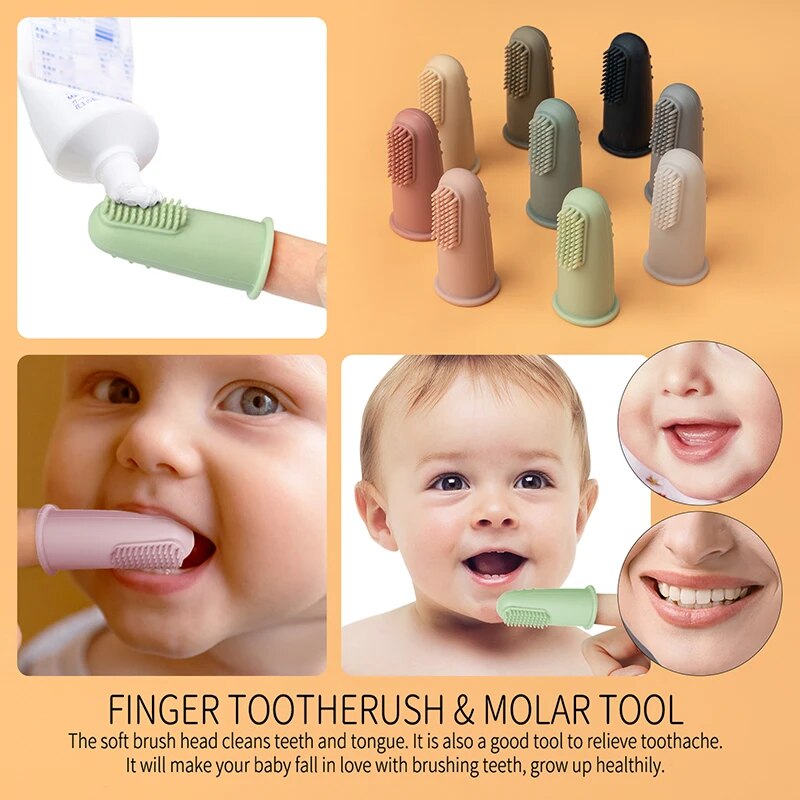 Soft Silicone Baby Finger Toothbrush