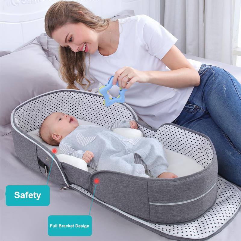 Portable Removable Folding Crib Baby Bed Mammy Bag