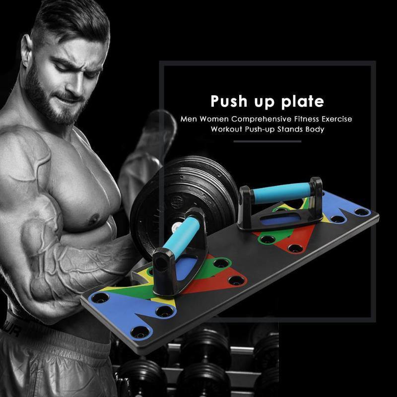 Nine-function push-up board bracket for indoor gymmer