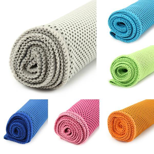 30x100cm Microfiber Super Absorbent Summer Cold Towel Sports Beach Hiking Travel Cooling Washcloth