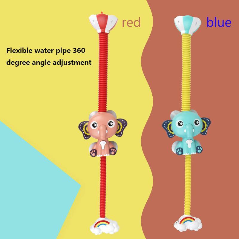 Bath Toys Baby Water Game Elephant Model Faucet Shower Electric Water Spray Toy For Kids Swimming Bathroom Baby Toys