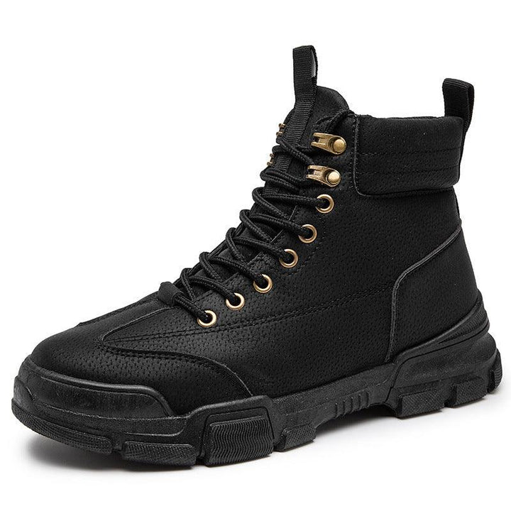 Men's high-top retro desert tooling boots